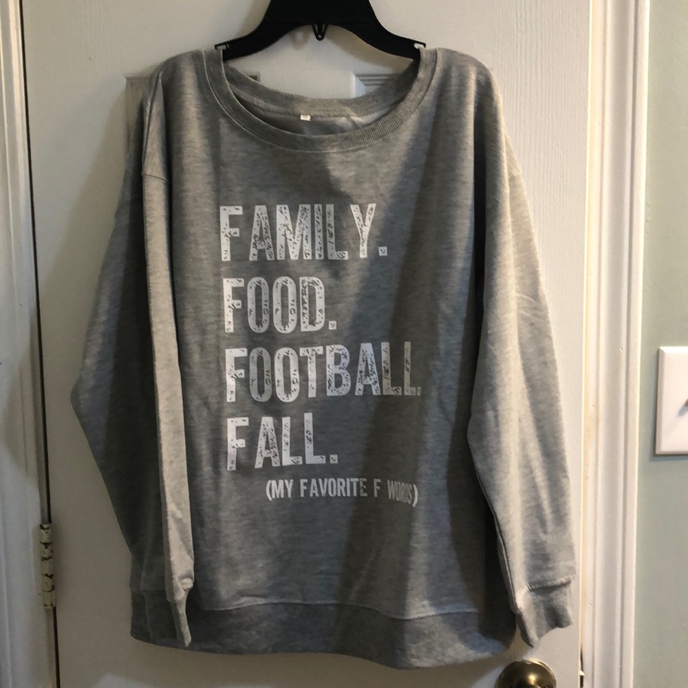 Football sweatshirt (very light weight)